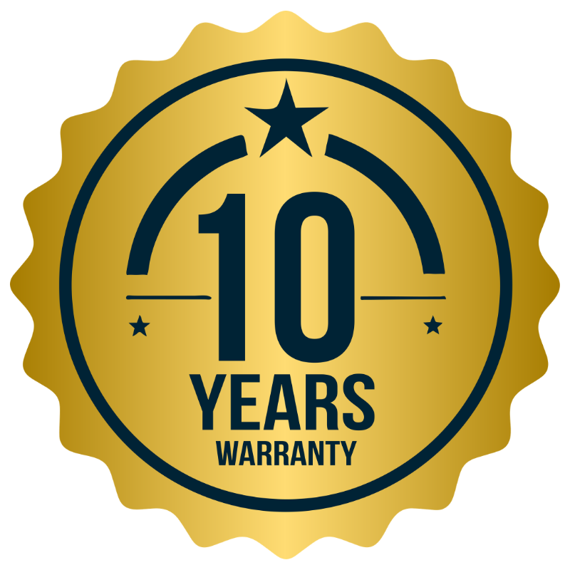 Free 10-Year Warranty