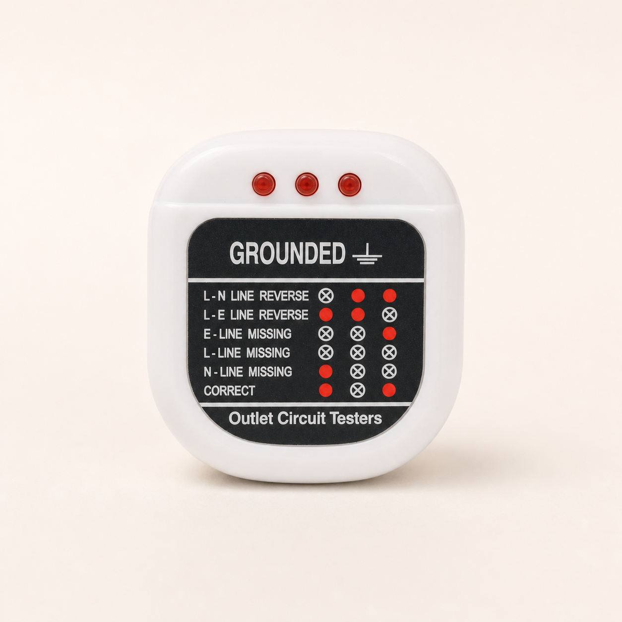 Grounding Heart™ Socket Tester